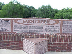 Lake Creek marker